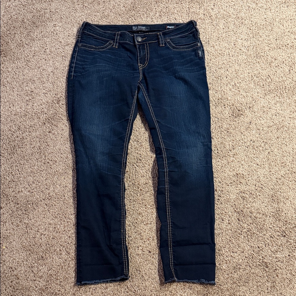 Silver Jeans Women's Suki Mid Skinny Jeans W32/L31